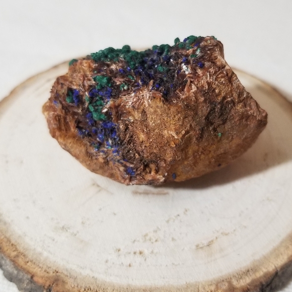 Rough Natural Azurite with Malachite - Picture 3 of 5